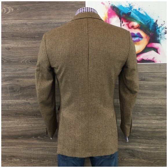 Cerruti 1881 Men's Brown Blazer - Picture 4 of 8